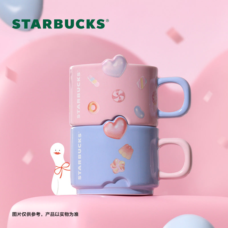 Starbucks China 2026 Pupu Duck Valentine's Day online series mug set