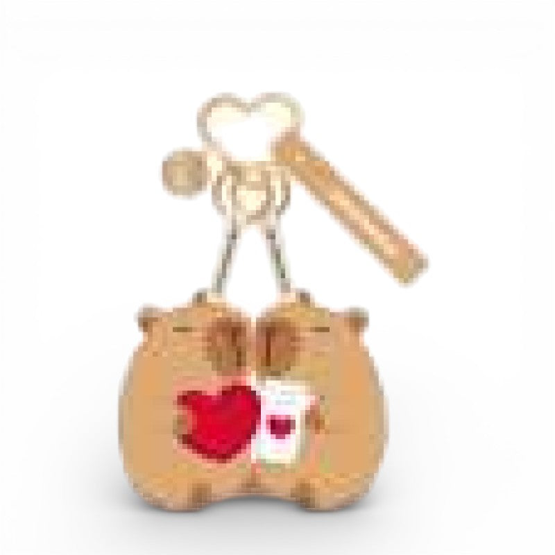 Starbucks Taiwan2026 Valentine's Day series Capybara Keychain