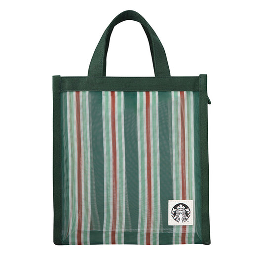 Starbucks Taiwan 2026 Summer season2 series straight mesh tote bag