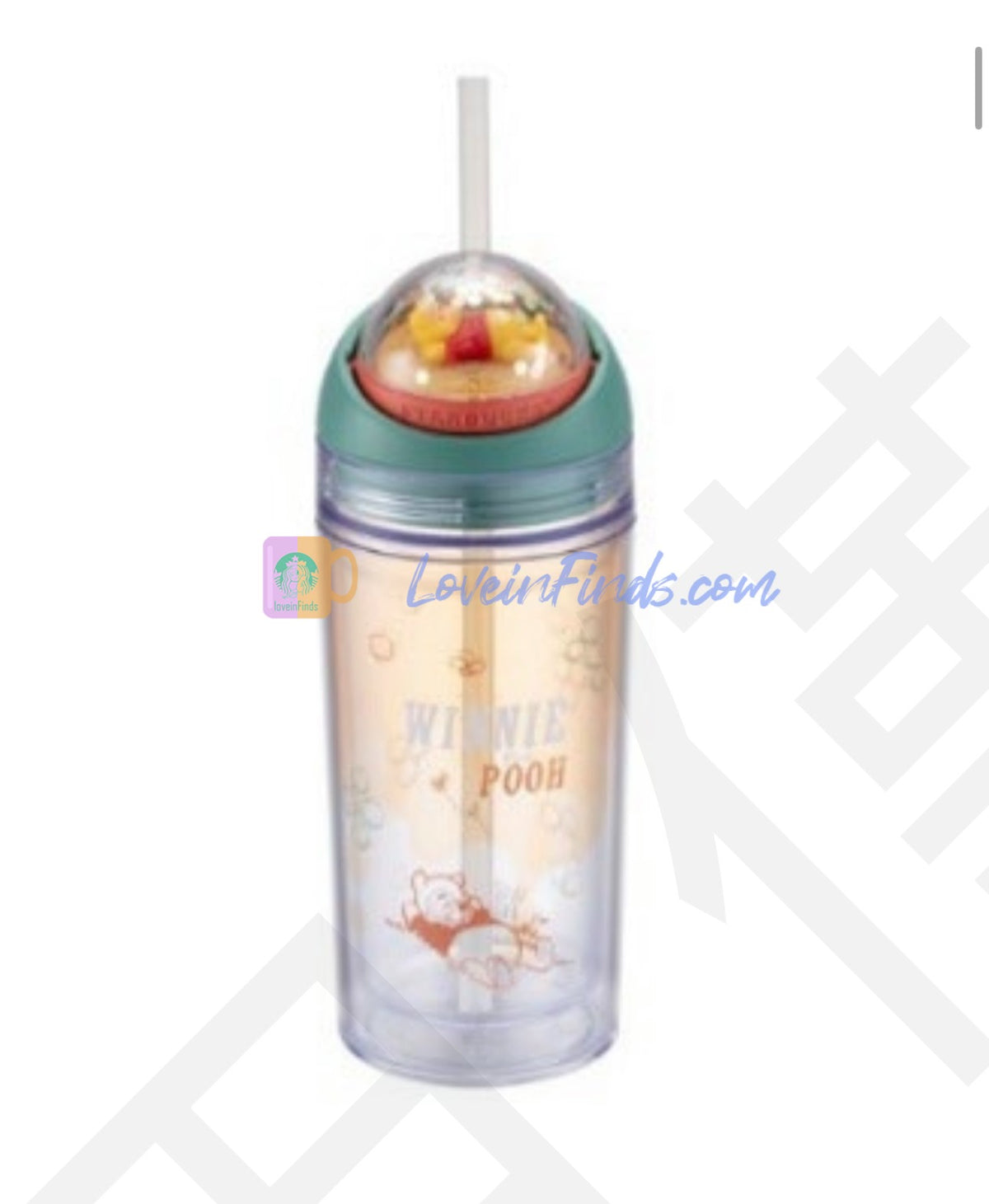Starbucks Taiwan 2026 Winnie the Pooh Series Rotating TOGO Cold Cup 355ml 12.49oz
