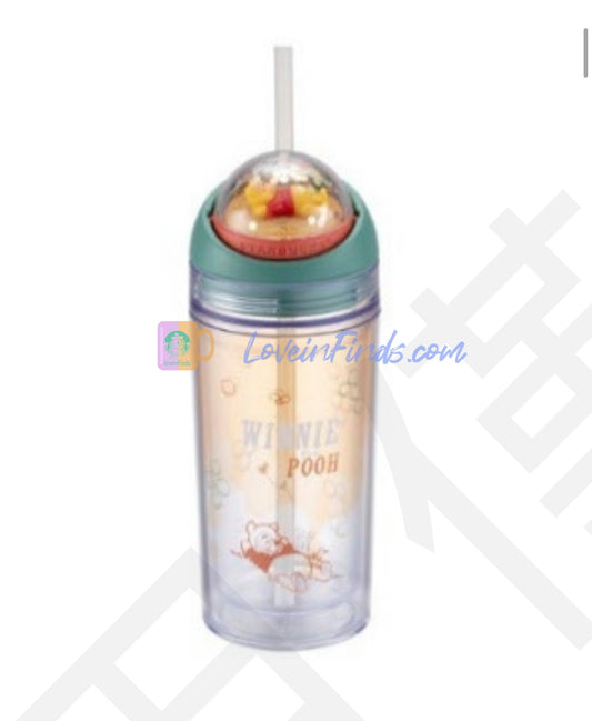 Starbucks Taiwan 2026 Winnie the Pooh Series Rotating TOGO Cold Cup 355ml 12.49oz