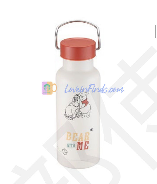 Starbucks Taiwan 2026 Winnie the Pooh Series Stainless Steel Water Bottle 473ml 16.65oz