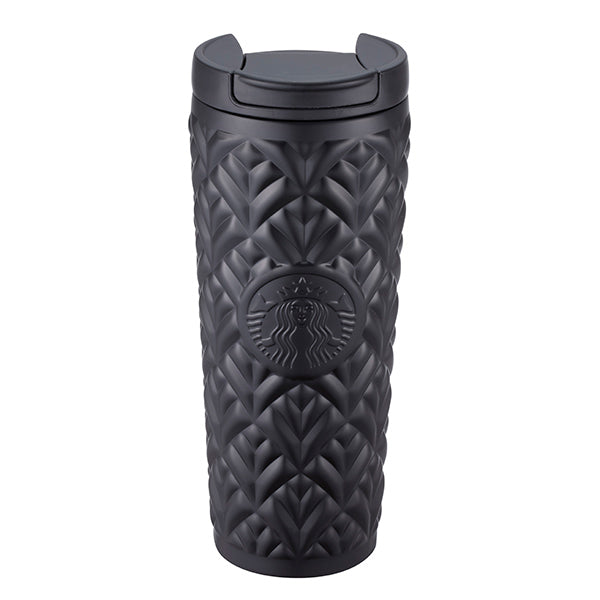Starbucks Taiwan 2026 summer1 season series Black Leaf Pattern Art Goddess Stainless Steel Cup 591ml