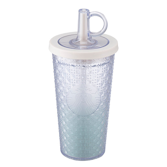 Starbucks Taiwan 2026 summer1 season series Gradient Green Plaid Straw Lid TOGO Cold Water Cup 473ml