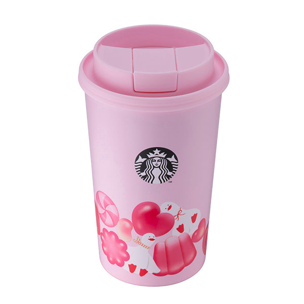 Starbucks Taiwan 2026 Valentine's Day series pink stainless steel cup 355ml