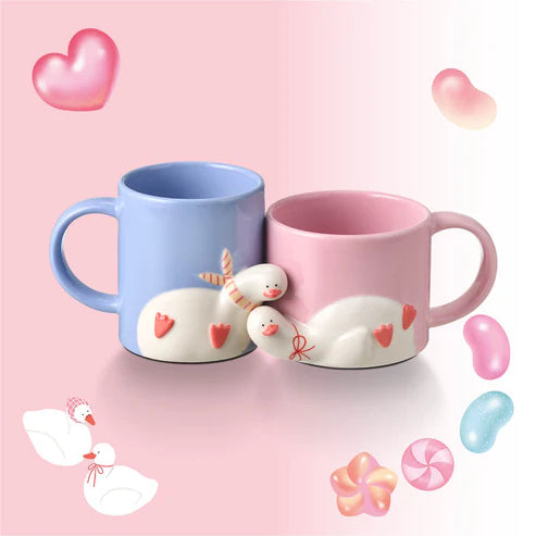 Starbucks Hong Kong 2026 Jelly Collectors Duckies Series 12OZ Mug Set