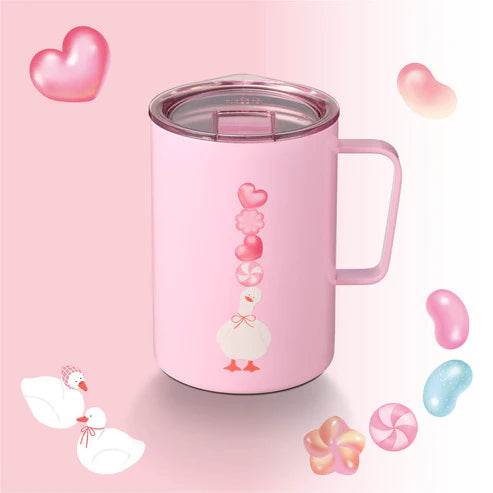 Starbucks Hong Kong 2026 Jelly Collectors Duckies Series 16OZ Pink Stainless Steel Cup