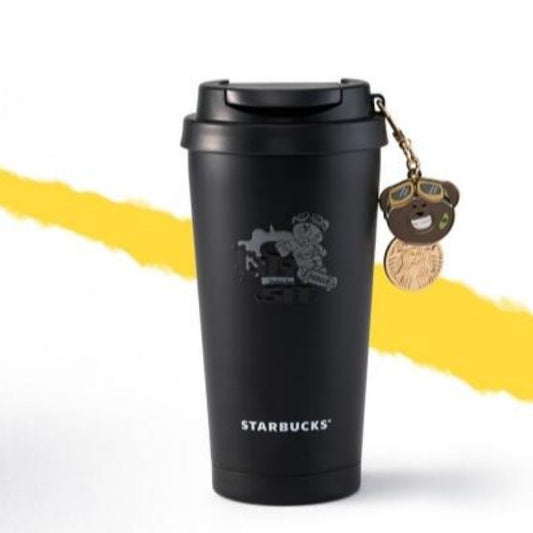 Starbucks Shanghai 2026 New Character Series Black Stainless Steel Cup