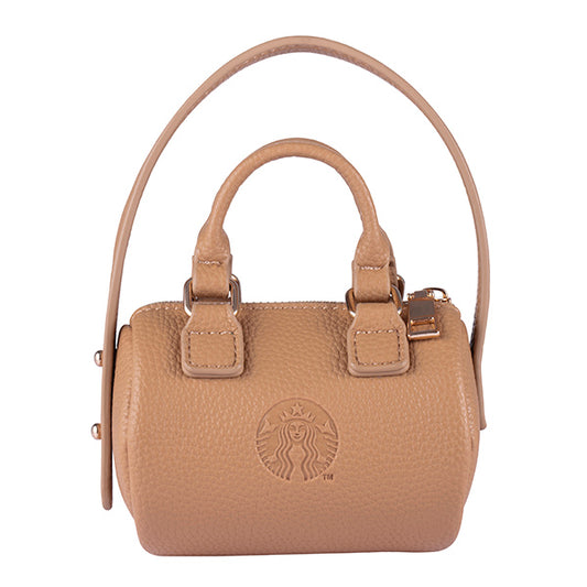 Starbucks Taiwan 2026 Mother's Day Series brown leather mini bag