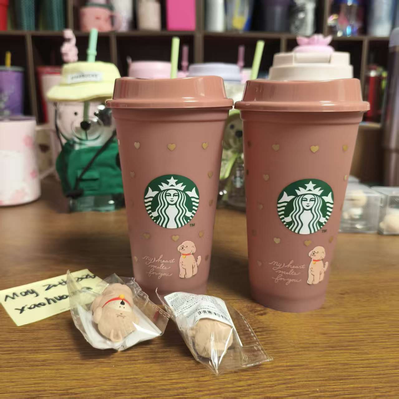 2 set Starbucks Japan 2026 reusable cup coming with stopper
