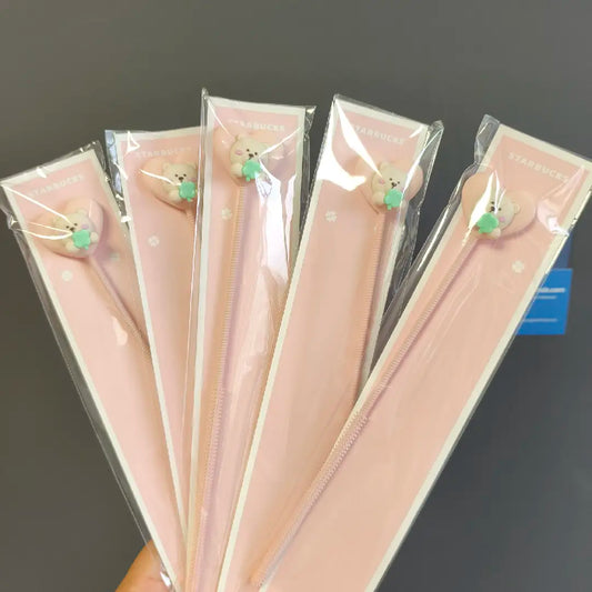 5PCS Starbucks China Silicone Straw Brush