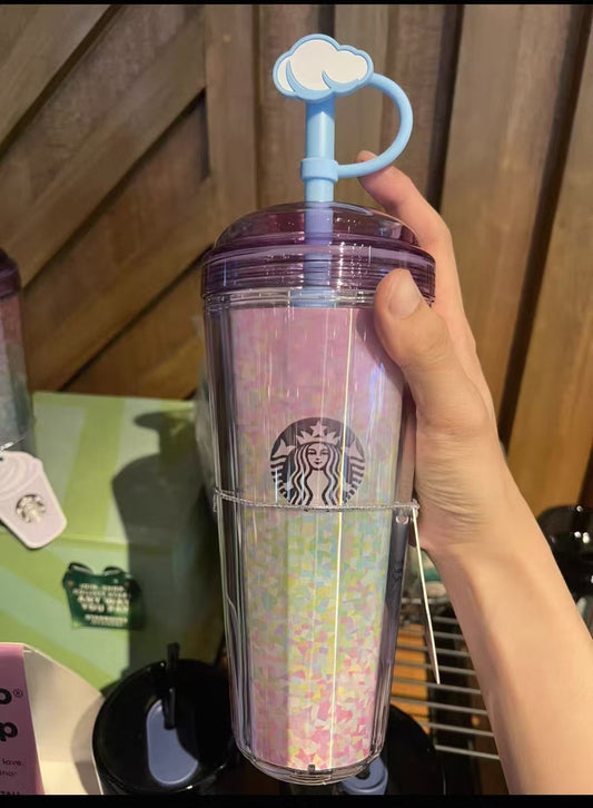 Starbucks Philippines plastic straw cup with stopper