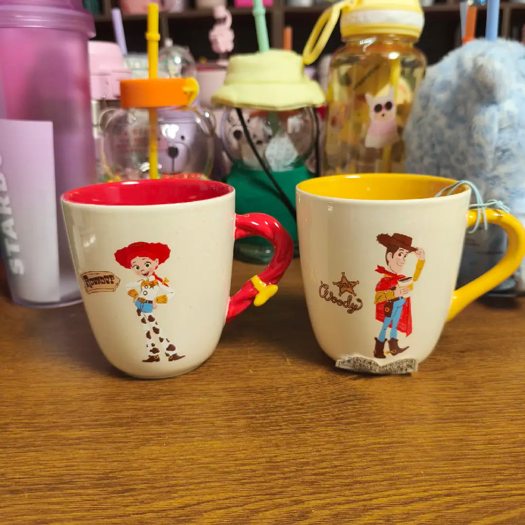 Starbucks Korea toy story 2PCS mugs without lid