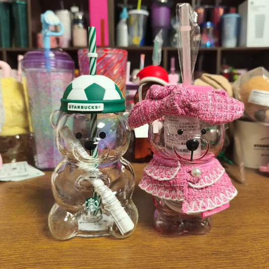 Starbucks two Bearista glasses