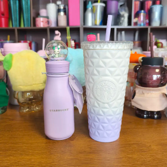 Starbucks two cups