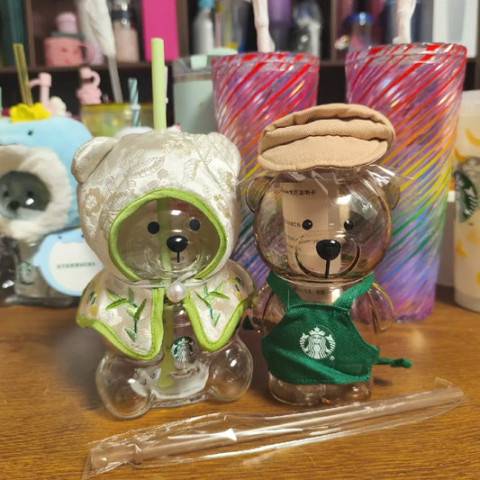 Starbucks two glasses