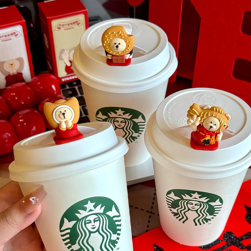 Starbucks China 2025 Lucky Cup Stoppers without cup Starbucks loveinstarbucks