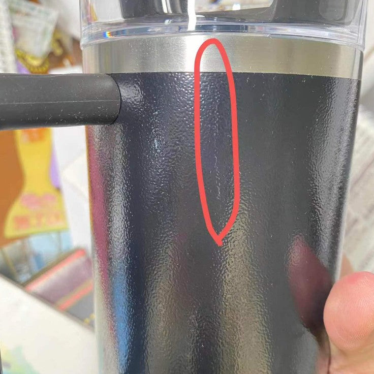 Flaw Starbucks Taiwan 2023 Christmas 1st series Stanley black straw Stainless steel cup 30oz - all cups have flaw as pictures Starbucks loveinstarbucks