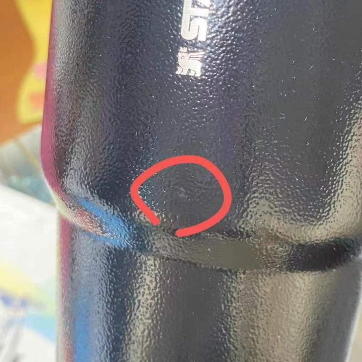 Flaw Starbucks Taiwan 2023 Christmas 1st series Stanley black straw Stainless steel cup 30oz - all cups have flaw as pictures Starbucks loveinstarbucks