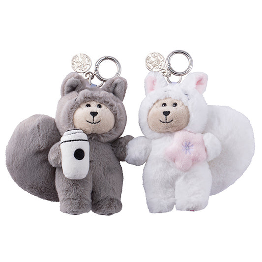 Starbucks Taiwan 2026 Sakura series MINI Bearista Bear keychain set
