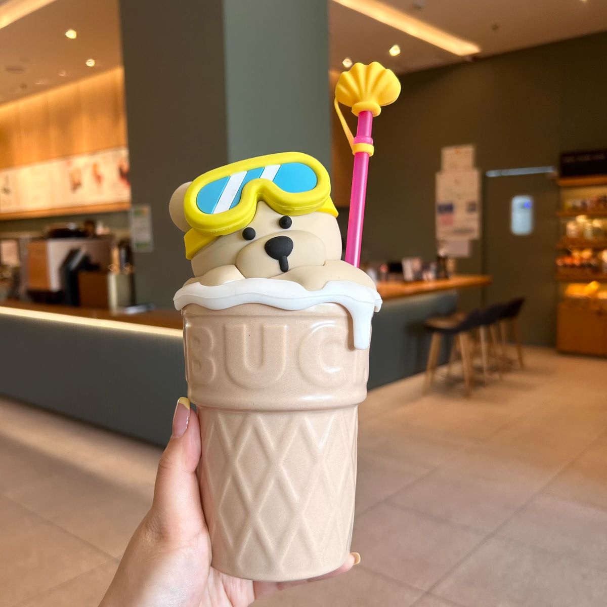 Starbucks China Ice cream bear Ceramic cup 435ml Starbucks loveinstarbucks
