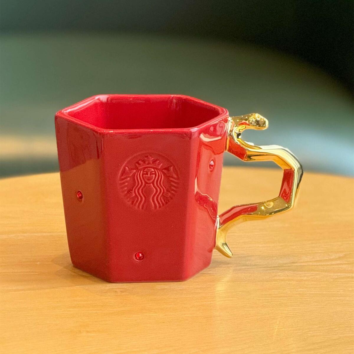 Starbucks China 2025 snake new year red mug 370ml Starbucks loveinstarbucks