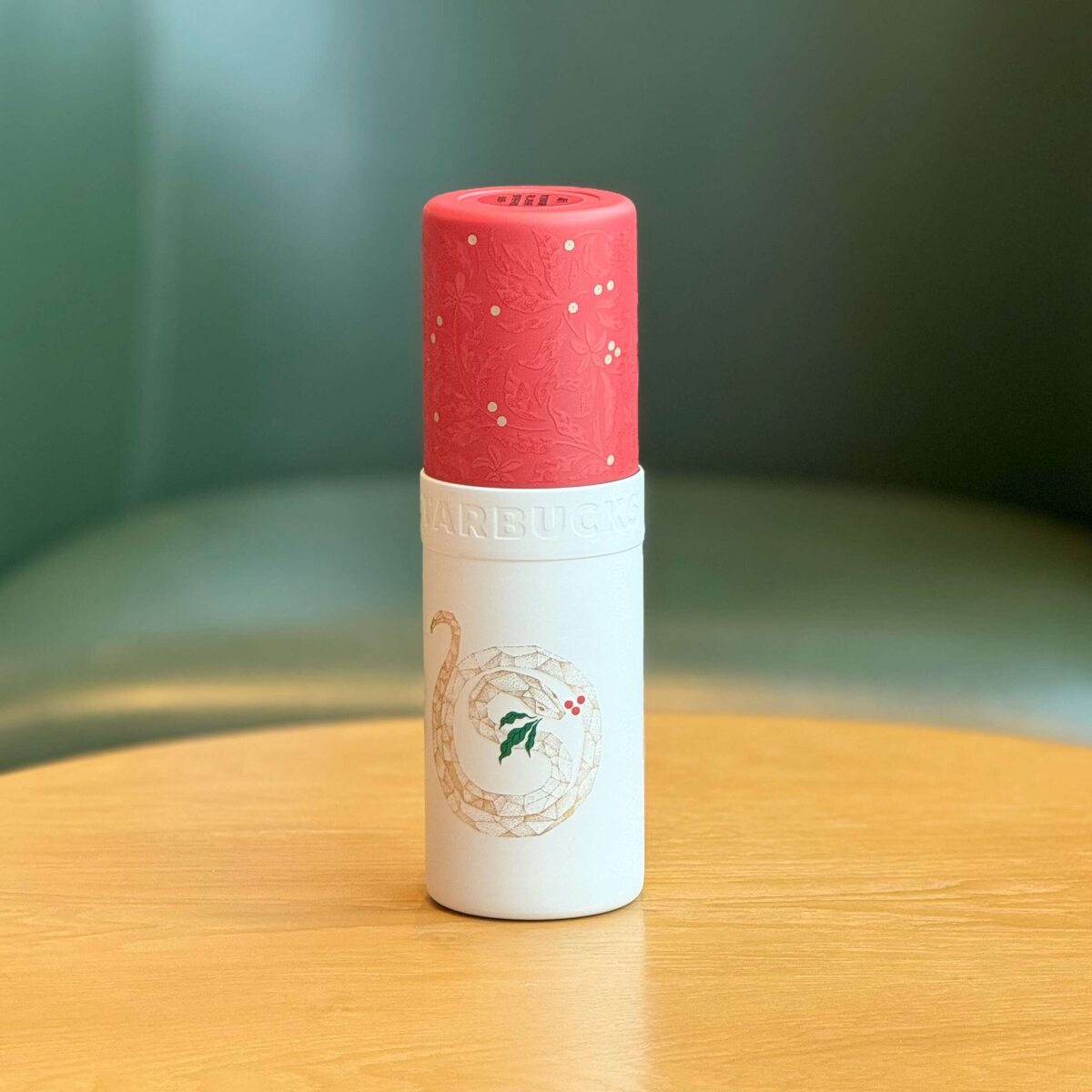 Starbucks China 2025 snake new year coffee flower stainless steels cup 310ml Starbucks loveinstarbucks