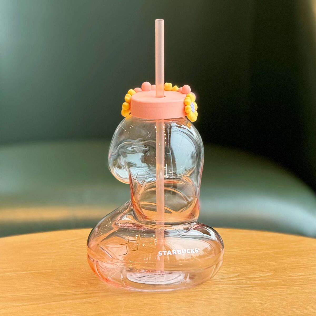 Starbucks China 2025 snake new year straw glass cup 885ml Starbucks loveinstarbucks