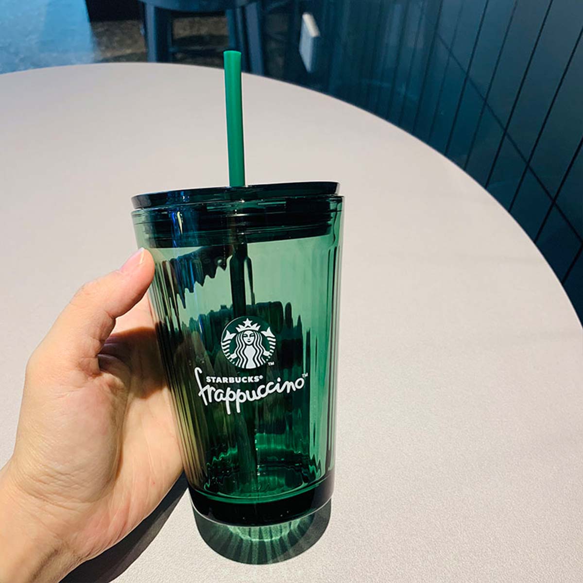 Starbucks China Enjoy Frappuccino Glass Straw Cup Starbucks loveinstarbucks