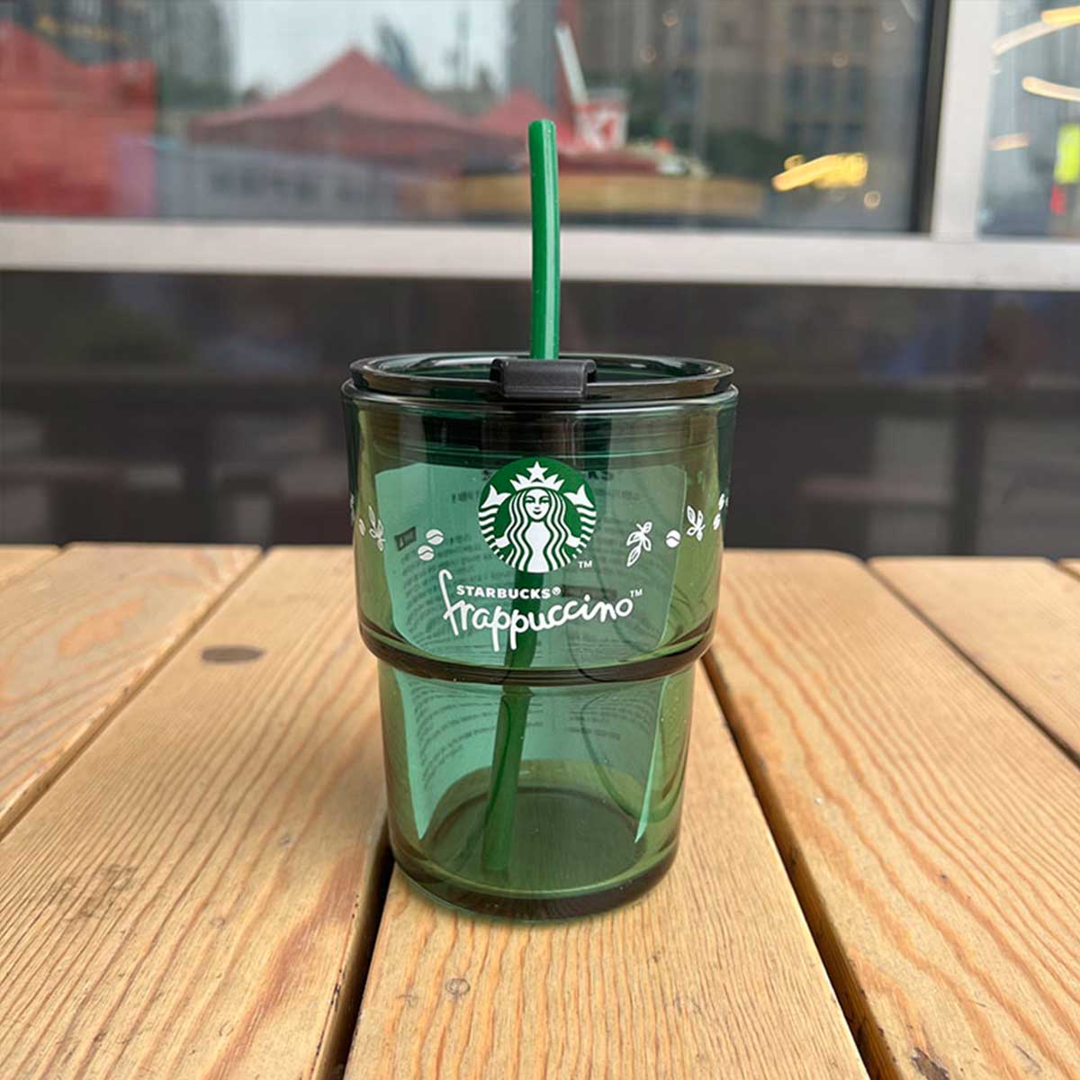 Starbucks China Enjoy Frappuccino Glass Straw Cup Starbucks loveinstarbucks