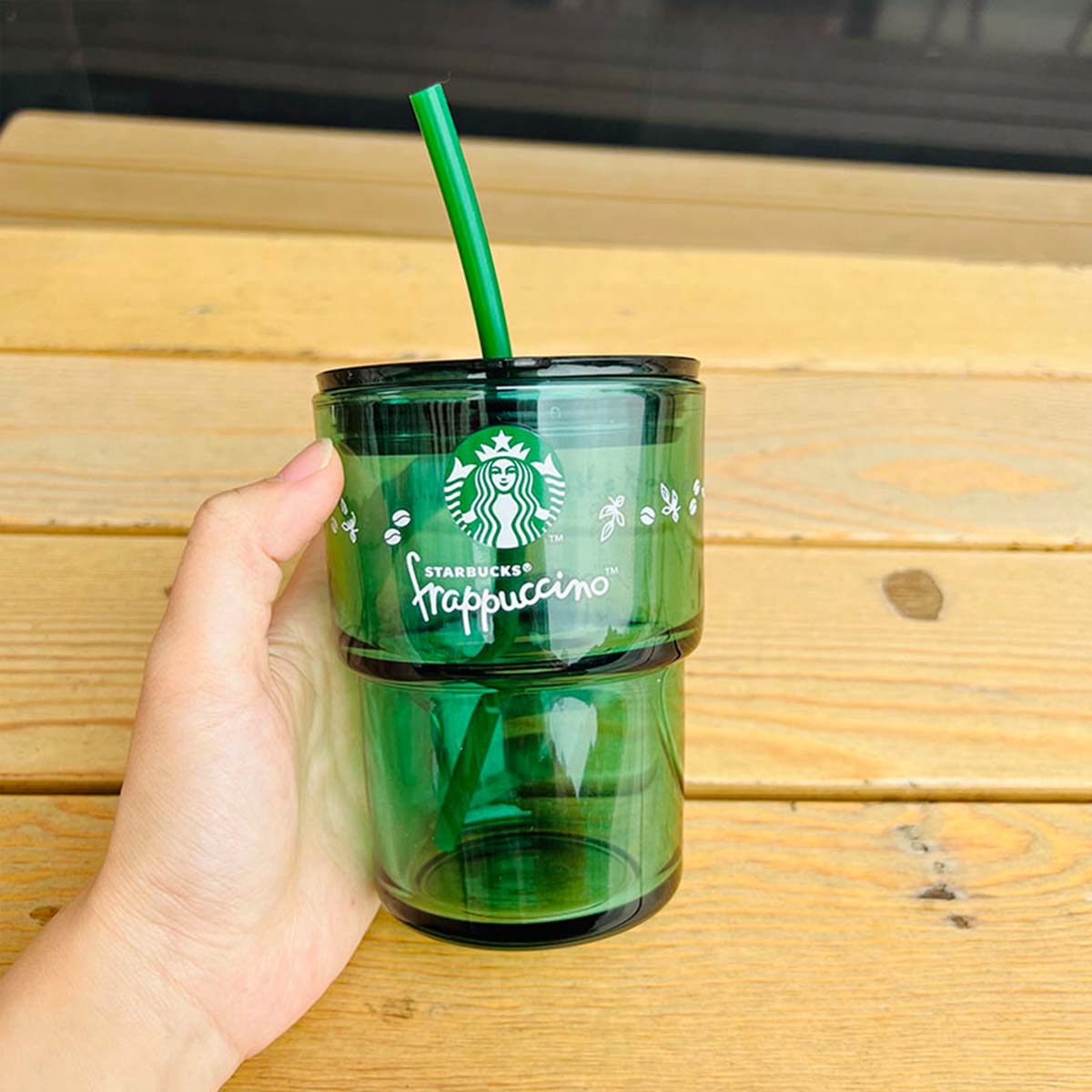 Starbucks China Enjoy Frappuccino Glass Straw Cup Starbucks loveinstarbucks
