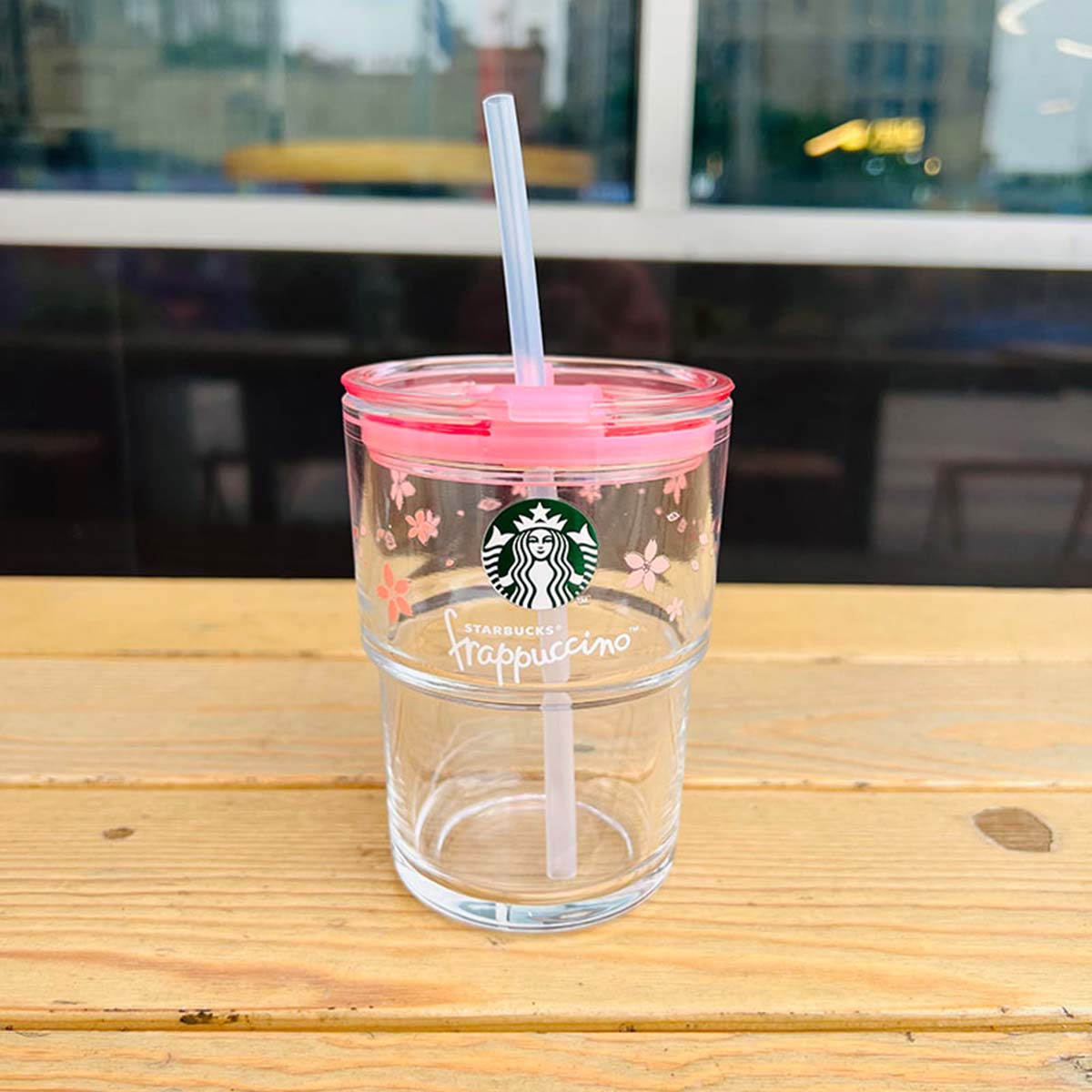 Starbucks China Enjoy Frappuccino Glass Straw Cup Starbucks loveinstarbucks