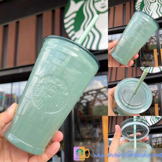Starbucks mint green Classic Glass Straw siren straw cold glass 16oz Starbucks loveinstarbucks