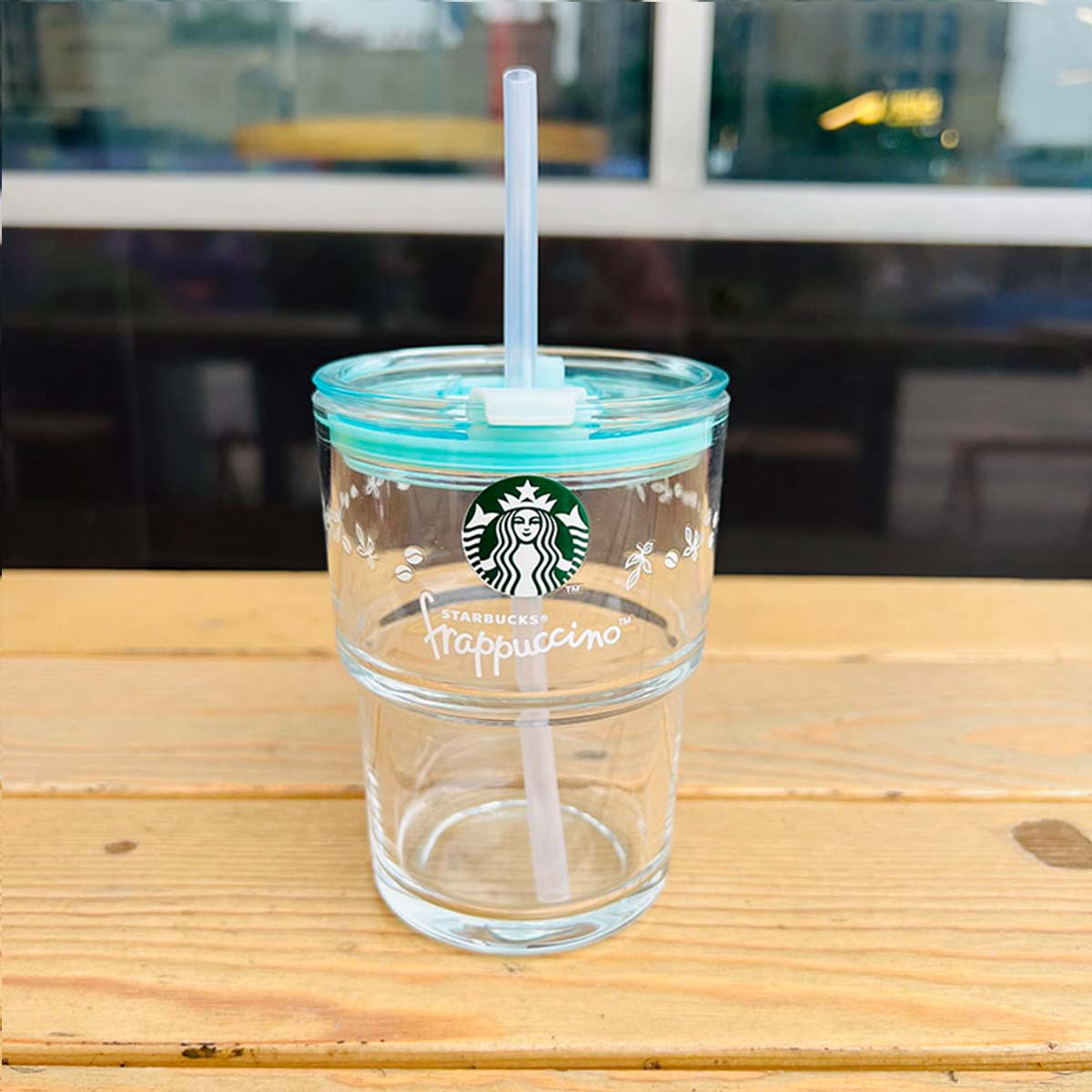Starbucks China Enjoy Frappuccino Glass Straw Cup Starbucks loveinstarbucks