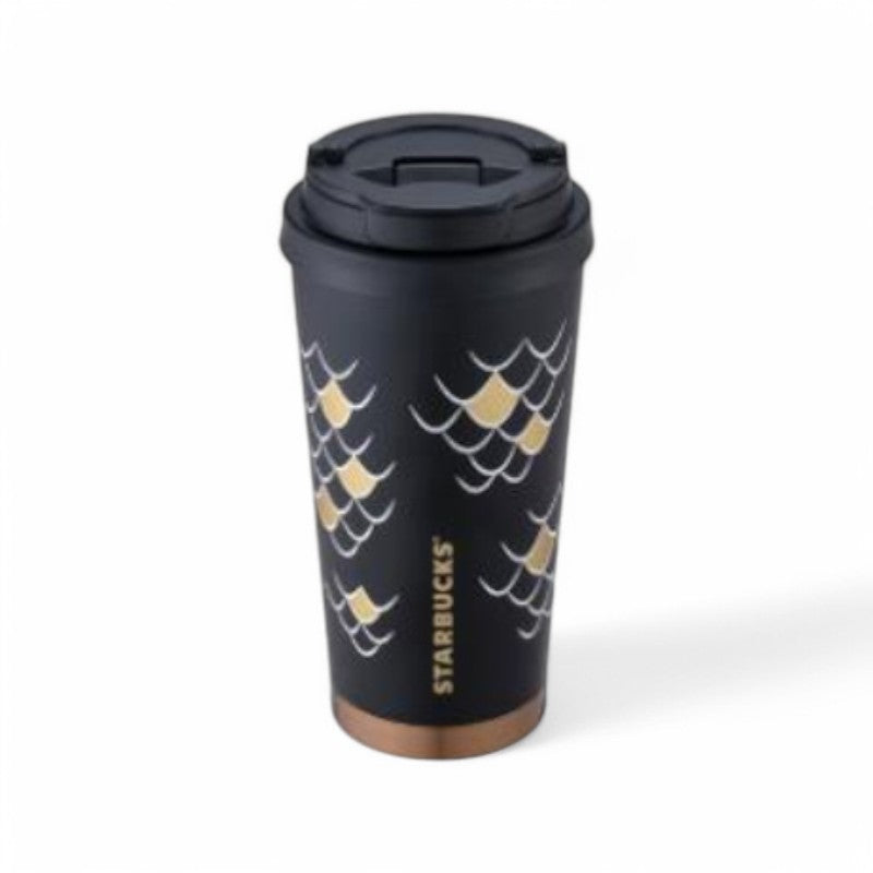 Starbucks Taiwan 2025 27th Anniversary series Black stainless steel cup 473ml 16.65oz