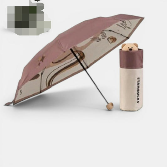 Starbucks Shanghai 2026 New Character Series Folding Umbrella