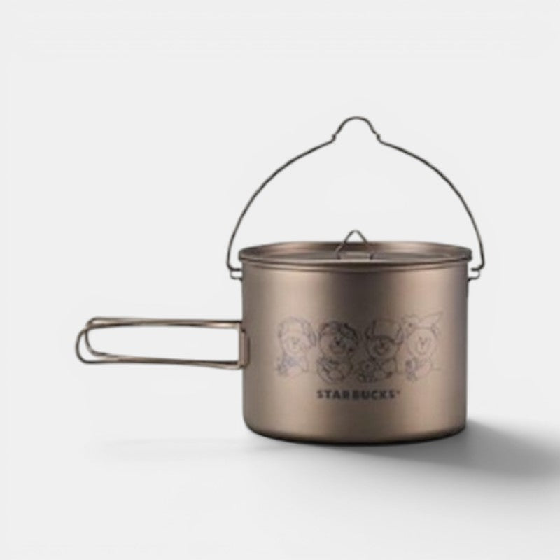 Starbucks Shanghai 2026 New Character Series Titanium Pot 1600ml