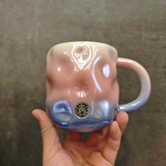 Starbucks HongKong Taiwan Outer Space and Whales series pink purple mug 414ml Starbucks loveinstarbucks