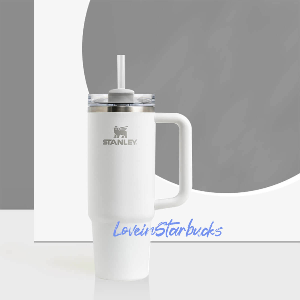 Stanley China Quencher 2.0 frost white cup 30oz Stanley loveinstarbucks