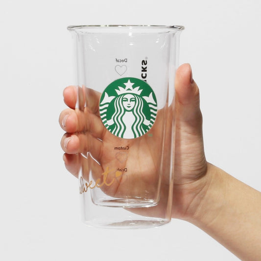 Starbucks Japan 2024 Valentine's Day double wall glass 355ml loveinstarbucks loveinstarbucks