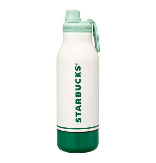 Starbucks Korea Buddy 2024 co-brand green white Stainless steel cup 1000ml Starbucks loveinstarbucks
