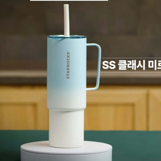 Starbucks Korea 2024 summer Season2 blue Ombre stainless steel cup 932ml loveinstarbucks loveinstarbucks