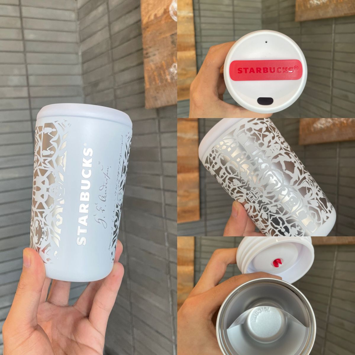 Starbucks Tumblers China 2023 Andersen paper-cut II series Magnetic lid stainless steel cup loveinstarbucks loveinstarbucks