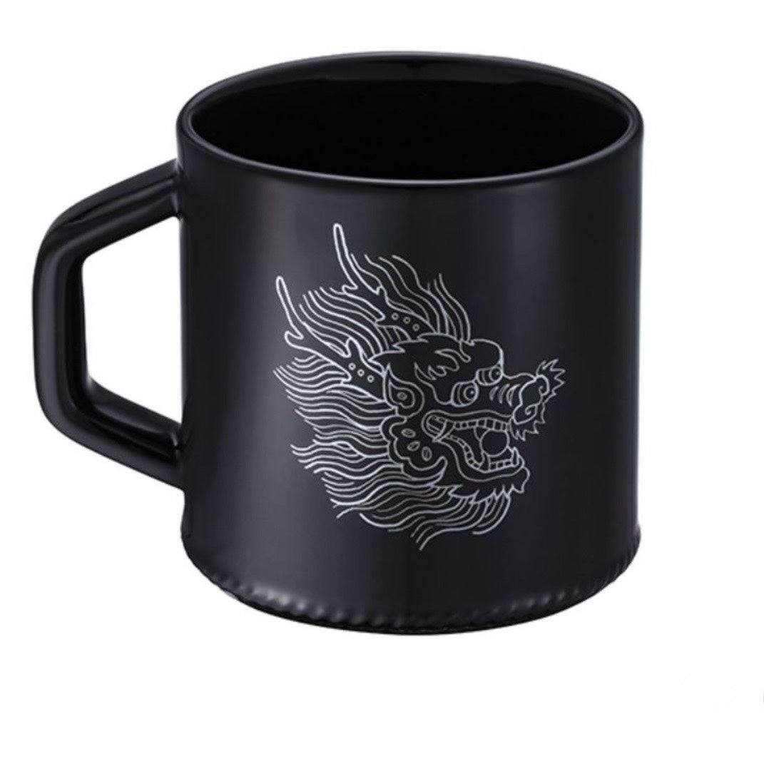 Starbucks 2024 Taiwan Hong Kong Macao Dragon new year black mug 355ml loveinstarbucks loveinstarbucks