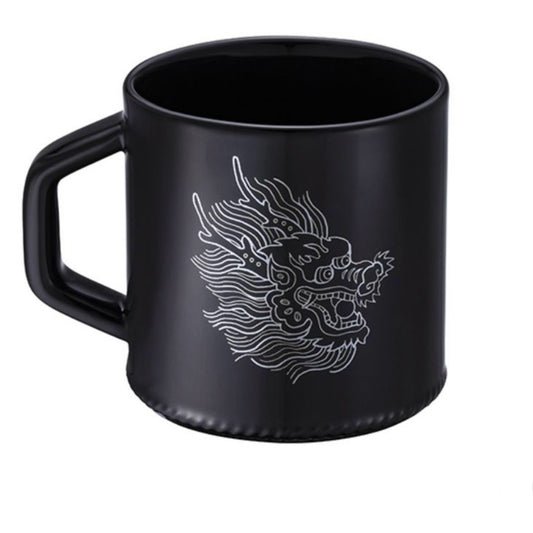 Starbucks 2024 Taiwan Hong Kong Macao Dragon new year black mug 355ml loveinstarbucks loveinstarbucks