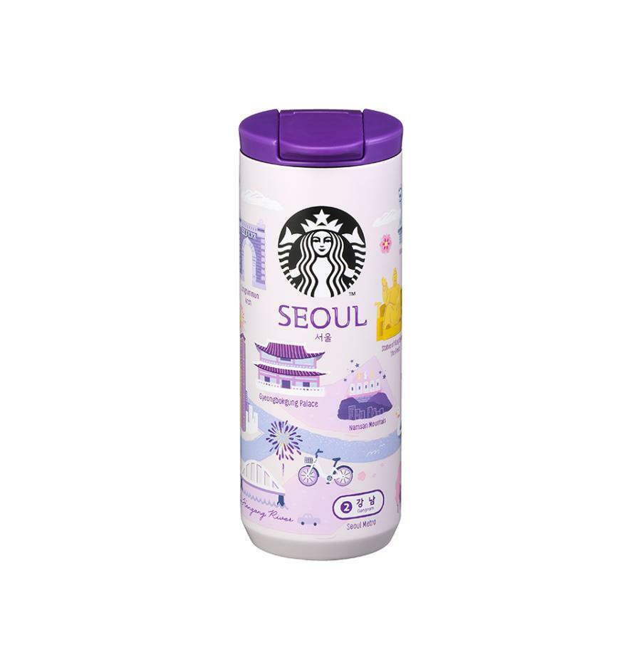 Starbucks Korea 2024 city Seoul Stainless steel cup 355ml Starbucks loveinstarbucks