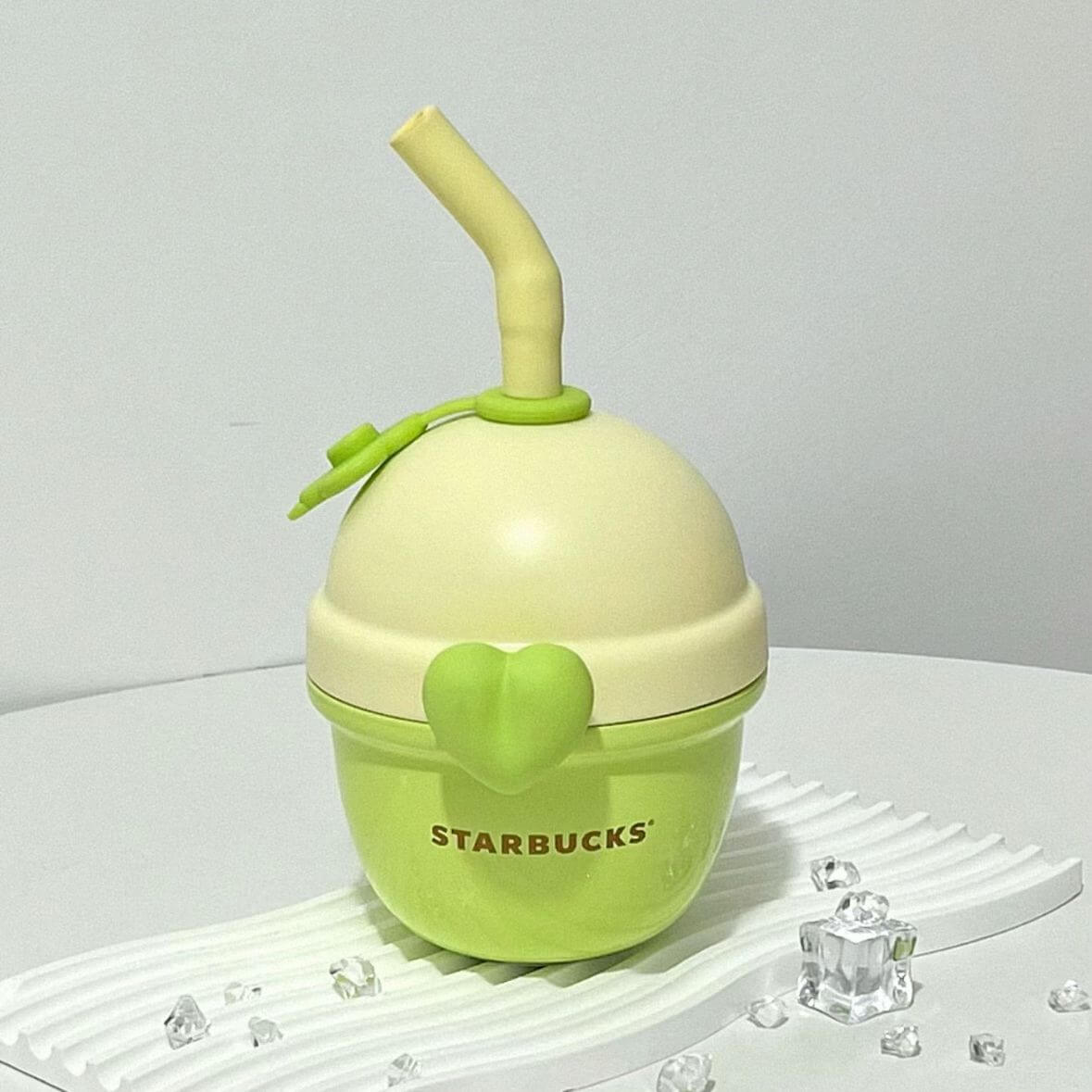 Starbucks China 2024 Succulent series stainless steel straw cup 370ml loveinstarbucks loveinstarbucks