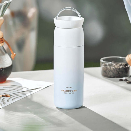 Starbucks China 2024 Misty Fields Series Tea Infuser Stainless Steel Cup 395ml loveinstarbucks loveinstarbucks