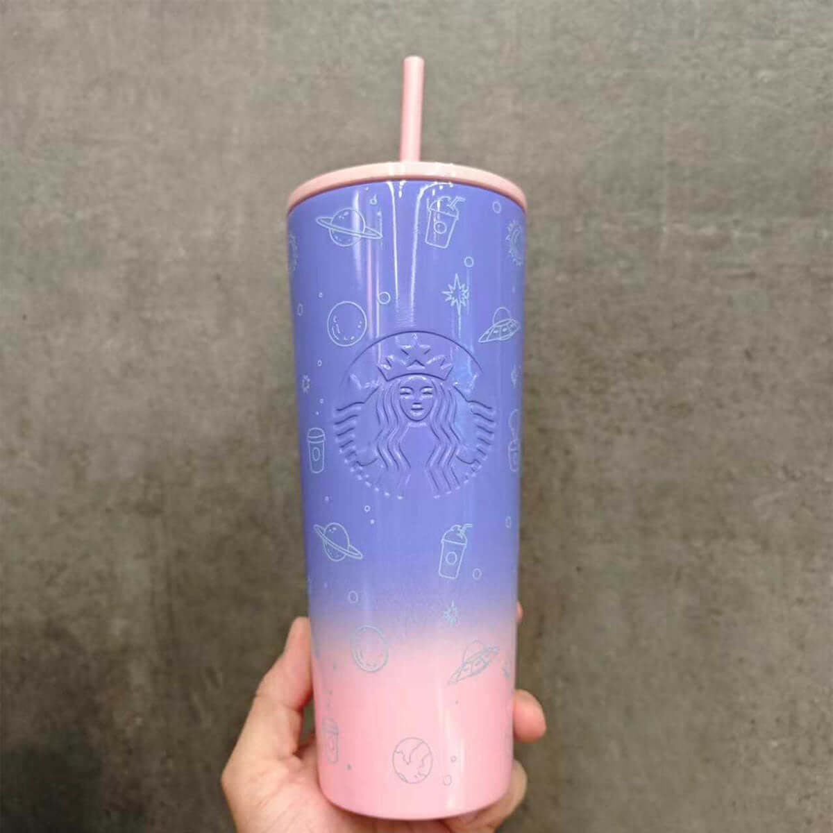 Starbucks HongKong Taiwan Outer Space and Whales series Stainless steel cup 710ml 24oz Starbucks loveinstarbucks