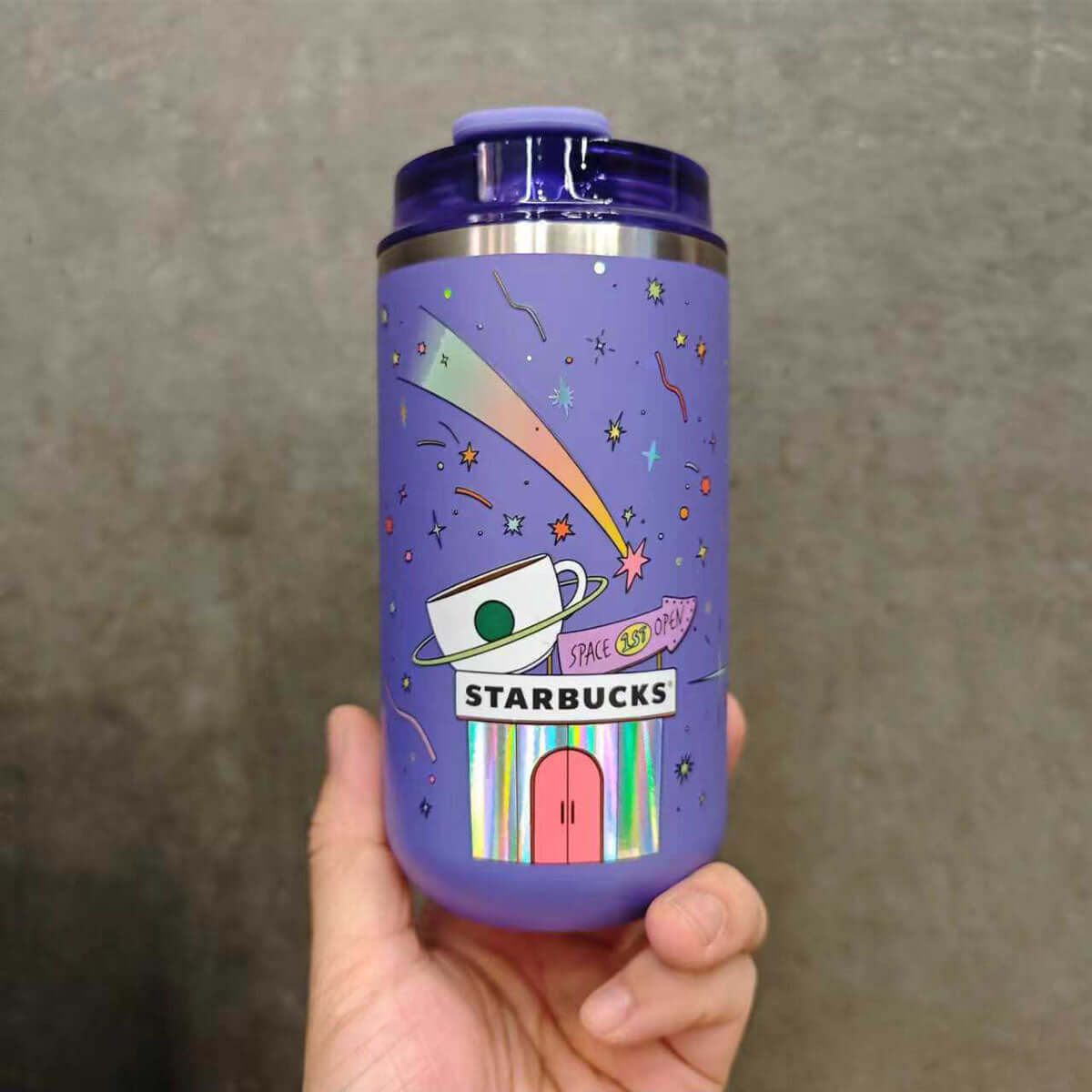 Starbucks HongKong Taiwan Outer Space and Whales series Stainless steel cup 328ml Starbucks loveinstarbucks